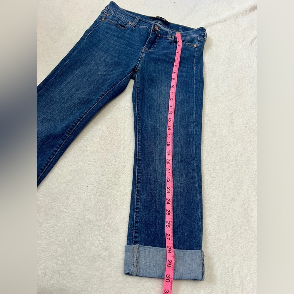 Liverpool 'The Crop' Medium Wash Cuffed Jeans - Size 28/6P - Picture 4 of 13